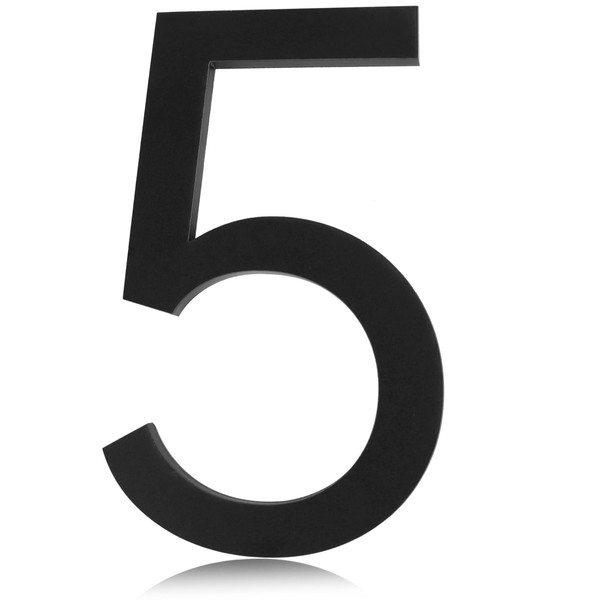 Adress Numbers - Self Adhesive 5 Inch Black Mailbox Numbers