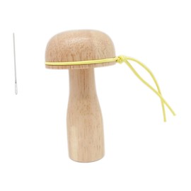 Angoily 1Set Mushroom Darning Tool DIY Clothes Repair Kit for Trouser and Sock Mending Selected Material Portable Design Present for Knitters and