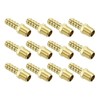sourcing map Brass Hose Barb Fittings 2pcs 3/8" Barbx1/4 NPT