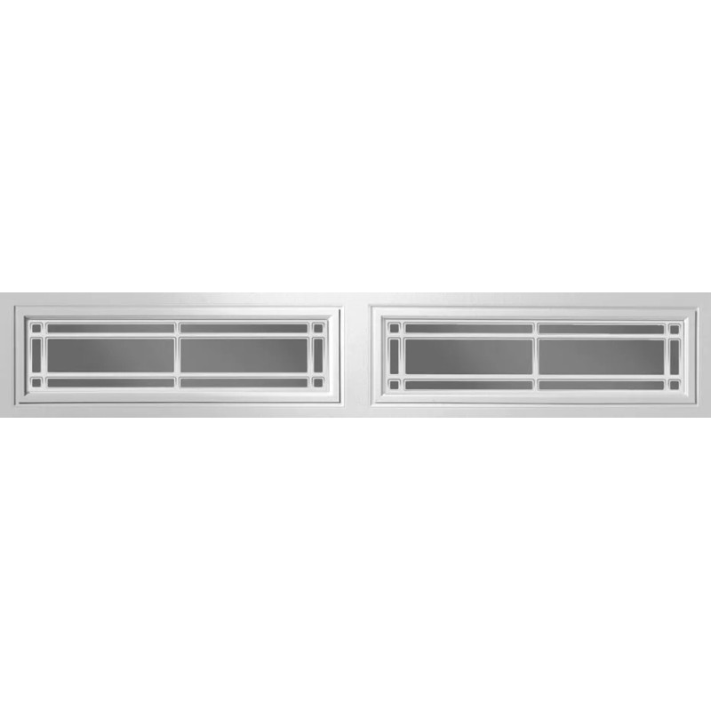 Clopay Ideal Holmes PRAIRIE 610 ALMOND Replacement Window Inserts/LONG Panel