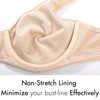AISILIN Women's Minimizer Bra Plus Size Unlined Full Coverage Smooth