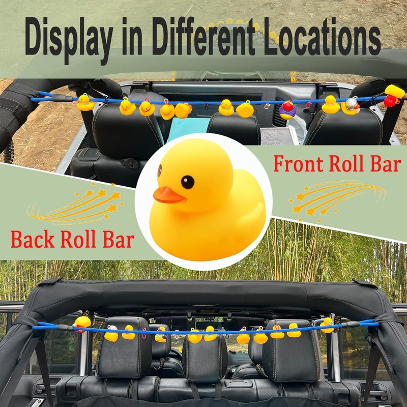 Paracord Duck Holder for Jeep Wrangler YJ TJ JK JL