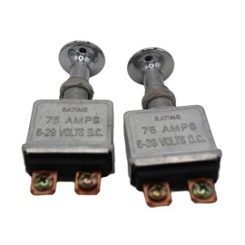 TTDYKX 2Pack Push Pull Switch On/Off 75 Amp Heavy Duty 577.3028, S164, 35-306, 35-306P, DS-175, SW43, etc
