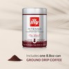 illy Intenso Ground Drip Coffee, Bold Roast, Intense, Robust and