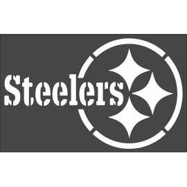 Unbranded 1- 7x11 inch Stencil, (PH-40) Steelers Football (6mil)*****