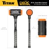 Titan DBX 63628 28oz Dead Blow Hammer with Interchangeable Polyurethane