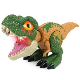 INSFUN Electric Dinosaur Toy for Kids – Birthday Gifts for Boys Ages 3 4 5 6 7 Years Old – Realistic Roaring Sound, Light-Up Effects, and Movable Joints