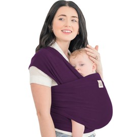 Fular portabebés - Fular portabebés elástico todo en 1 - Portabebés lateral - Mochila Portabebés - Fular para bebés - Fular portabebés manos libres - El mejor regalo de Baby Shower - Talla única para todos (Royal Purple)