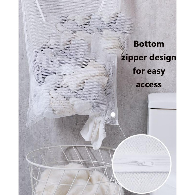 SOVYOULIVE 2 Pack Over The Door Laundry Bags – 70x50cm