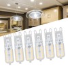 6pcs G9 LED Bulb 5W Transparent Cover 22LED Dimmable G9