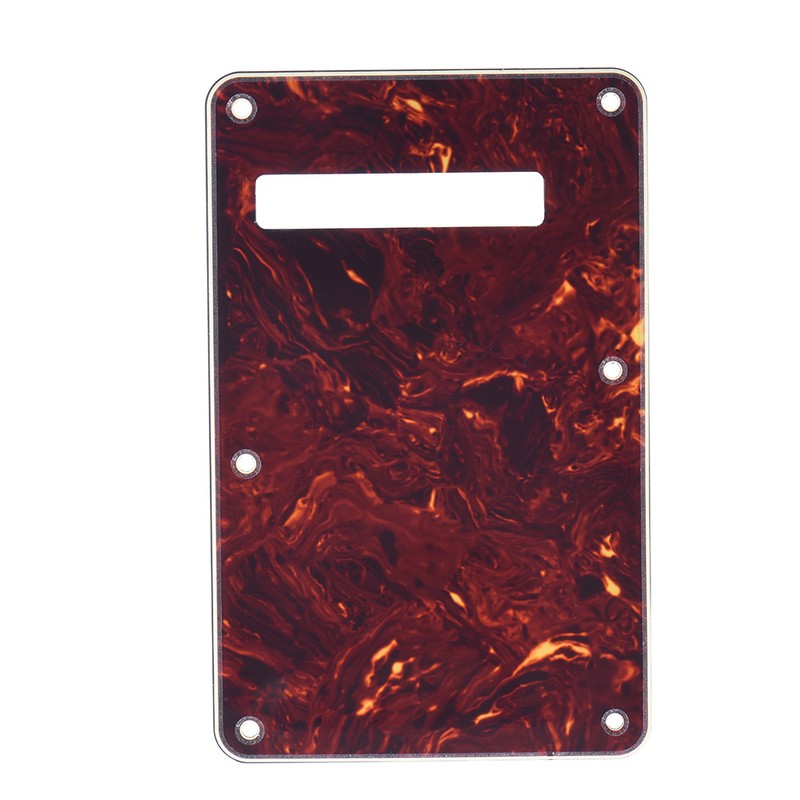 Tortoise Red Guitar Pick Guard Back Plate with 20pcs Screws