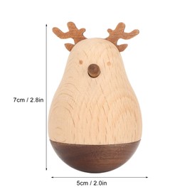 Weeble Wobble Toys, Animal Tumbler Toy, Tummy Time Wobbler, Suitable for Use As Decorations in Bars and Other Environments