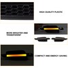 ECOTRIC Front Fender Side Marker Lights Compatible with 2008 2009