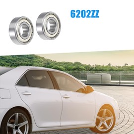 A ABSOPRO 6202ZZ Ball Bearing Double Shielded ABEC-3 Bearings (Set of 2)