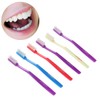 HEALLILY Hard Bristles Toothbrush Durable Practical Cleaning Toothbrush for Daily