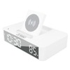 10W Digital Alarm Clock One Button Lifting LED Mirror Electronic