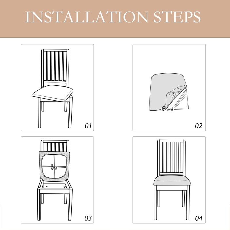 Deisy Dee - Fundas de asiento de terciopelo para sillas