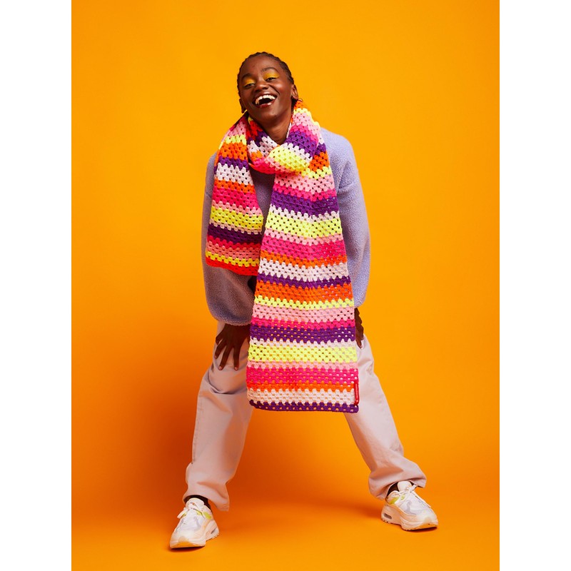 Sirdar Kith & Kin, Good Granny Scarf Crochet kit