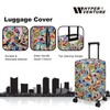 HYPER VENTURE Washable Luggage Cover - Fashion Suitcase Protector Fits