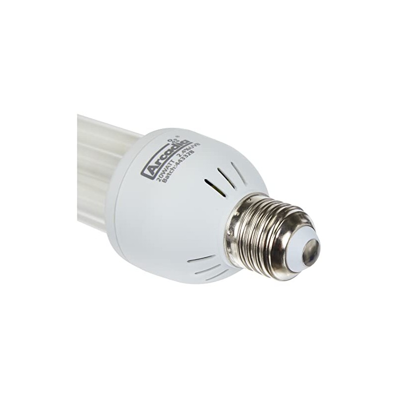 Arcadia FBC20X Bird Lamp, Compact 20W, UV-Lampe für Exoten, E27,