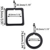 DGZZI 2PCS Aquarium Fish Floating Feeder Fish Feeder Ring Black
