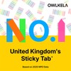 OWLKELA 800pcs Sticky Tabs, 8 Colour Index Tabs, Translucent Tape