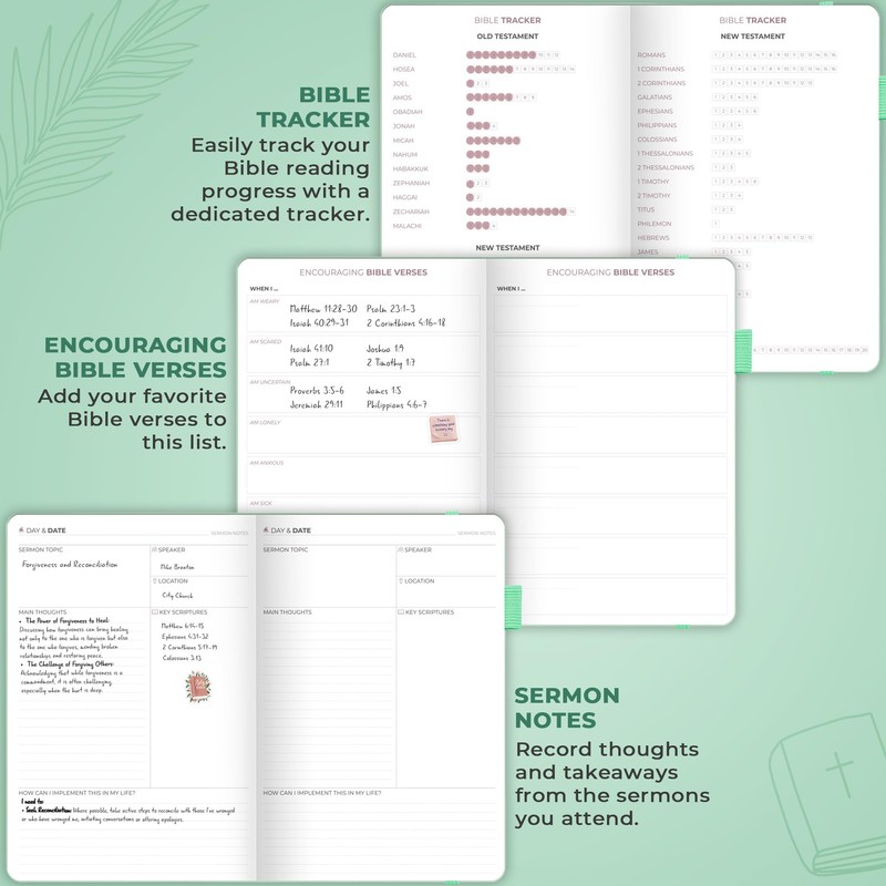 Clever Fox Christian Hourly Weekly Planner – Goal Setting Planner