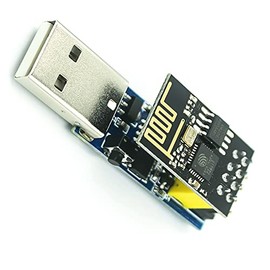 #10Gtek# USB to ESP8266 ESP-01S 1MB SPI Flash Serial Wireless transceiver CH340C WiFi programm downloader, with Reset auto-Download Circuit