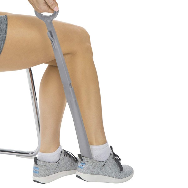 Vive Long Shoe Horn with Handle for Seniors (23") -