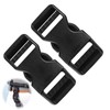 Smomend Pack of 2 Buckle 25 mm Adjustable on Both