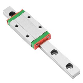 MGN9H Linear Guide Rail Set, 9 mm Wide Miniature Linear Rail Set, 100 mm Length with Sliding Block for Automatic Devices, Precision Measuring Instruments and Many Other Machines