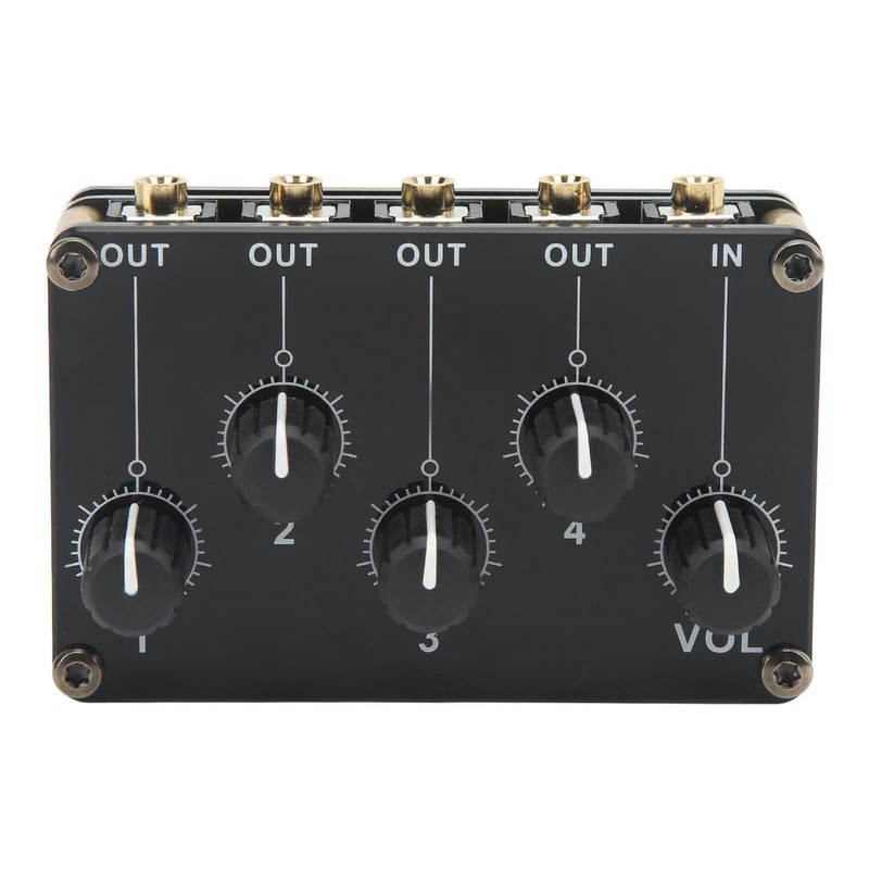 Agatige Mini Stereo Audio Mixer, Portable High Sensitivity Low Noise