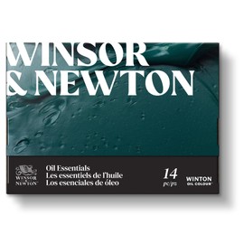 Winsor & Newton Winton Oil Colour Paint, Set of 10 x 12ml Tubes (includes 2 Brushes, Pad, Palette)