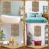 Barydat 10 Commandments Christian Wall Art Wooden Bible Verse Wall