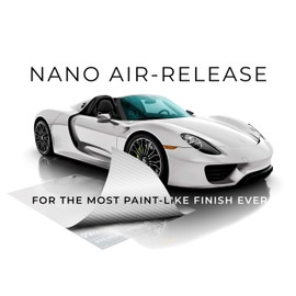 VViViD+ Ultra Gloss Premium Vinyl Car Wrap Film (1.5ft x 5ft, Gloss White)