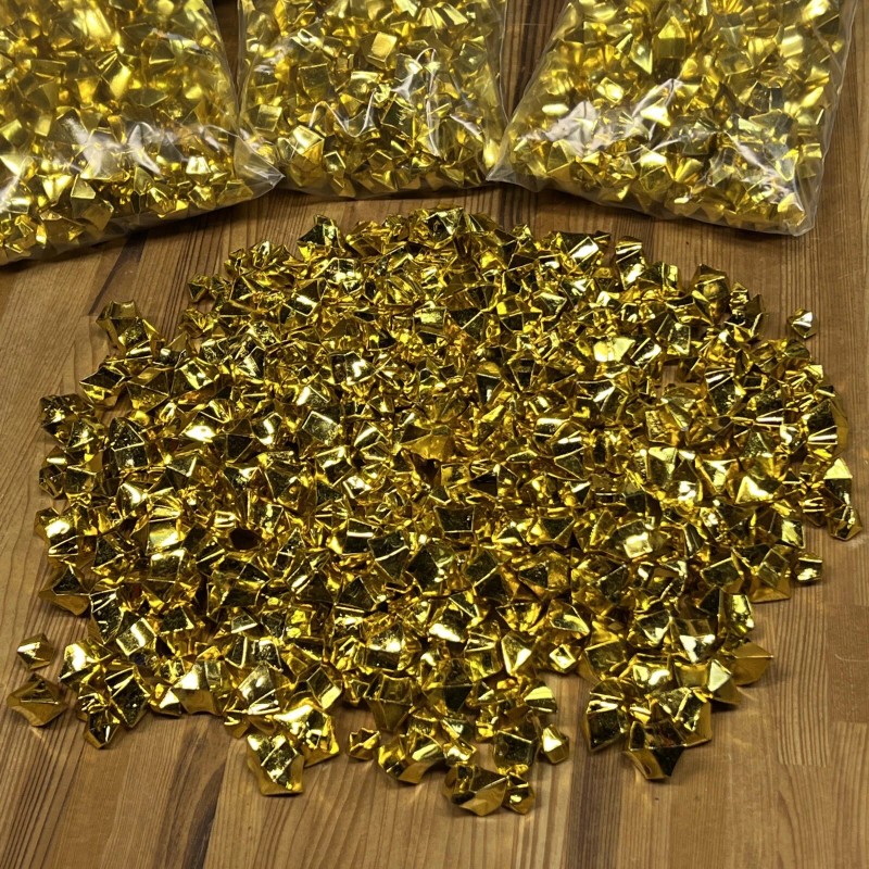 Crash Huge LOT Fake Gold Rocks Gold Fake Plastic Gold