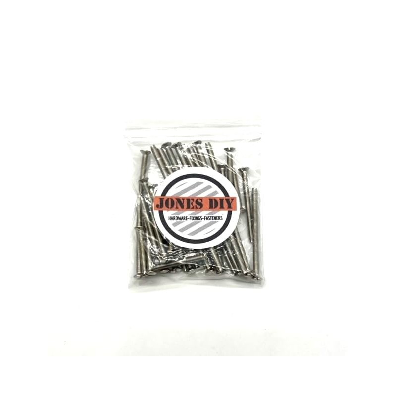 Mixed Group Pack of 40x Electrical Socket Screws Including 25mm,