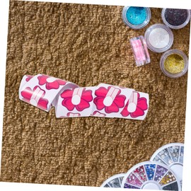 Mikinona Nail Art Forms Stickers 100PCS Crystal Nail Extension Guide for Manicure for Home and Salon Use Suitable for Acrylic and UV Gel Applications