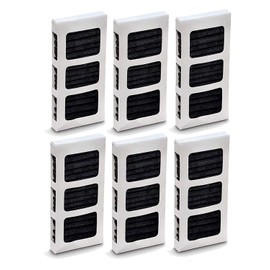 OH Refrigerator Air Filter Pleated Replacement, Compatible with Paultra2 Pure Air II ultra 2, 242047805, 5303918847, 6-PACK 