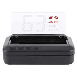 Aramox Head Up Display Car, 3 Inch Multifunctional Head Up Display, HUD Monitor, Speed, Water Temperature, Voltage Display, OBD Projector, ABS