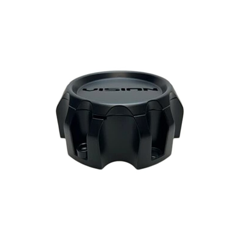 Vision Matte Black 6 Lug Wheel Center Cap C353MB-6V C353GM-6V-UP