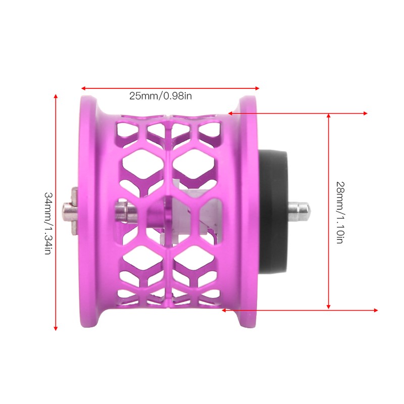 All Metal Short Modified Maintenance Spool Wire Cup DIY Fishing