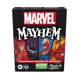 Hasbro Mayhem Kartenspiel mit Hasbro Superhelden, Familienspiel ab 8 Jahren, schnelles und leicht erlernbares Spiel, Multicolour