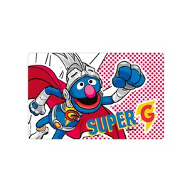 United Labels Sesamstraße Brotdose - Super-Grobi Lunchbox Butterbrotdose mit Trennwand Blau