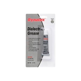 Dynatex 49634 Dimethyl Polysiloxane Dielectric Grease, 0.33 oz Tube, -40 to 400 Degree F, Translucent (Pack of 12)