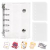Transparent Girl M5 Sticker Binder Removable, Sticker Storage, Card Storage,