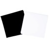 [19 inch] Handkerchief, Black, White, Ceremonial Occasions, Funerals, Weddings, Made