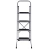 SEGAWE 4 Step Ladder Folding Step Stool with Wide Anti-Slip