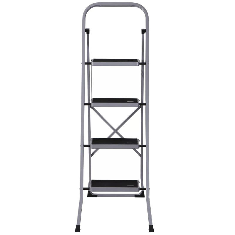 SEGAWE 4 Step Ladder Folding Step Stool with Wide Anti-Slip