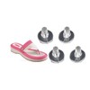 SturdyFoot Sandal & Flip-Flop Toe Protector Cushion, Anti-Friction Separator/Spreader. Two